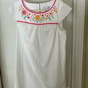 Southern Tide White Embroidered Dress - NWT sz 12